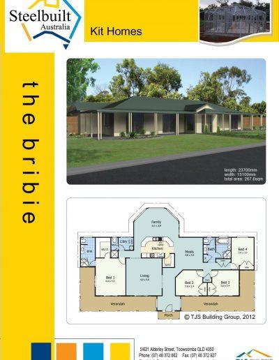 the bribie - 4 bedroom kit homes plans northern nsw