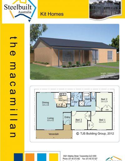 the macamillan - 3 bedroom kit homes plans northern nsw