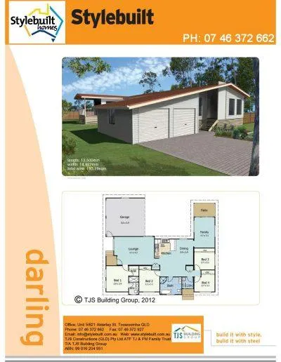 darling - 4 bedroom transportable home plans northern nsw western qld