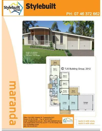 Maranda - 4 bedroom transportable home plans northern nsw western qld