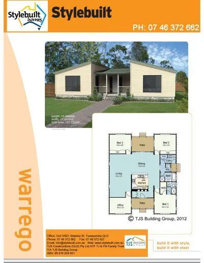 Warrego - 4 bedroom transportable home plans northern nsw western qld